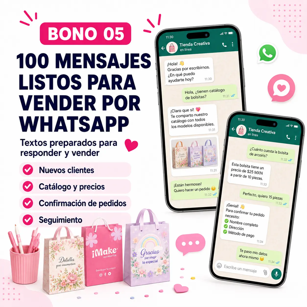100 MENSAJES LISTOS PARA VENDER POR WHATSAPP